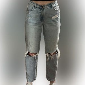 Abercrombie distressed Dad Jean